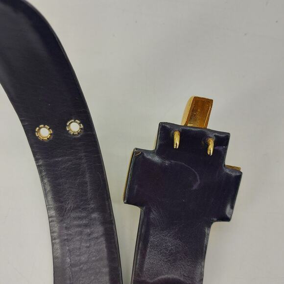 Judith Leiber Amethyst Gem Deep Purple Belt Expandable One Size - Picture 9 of 11